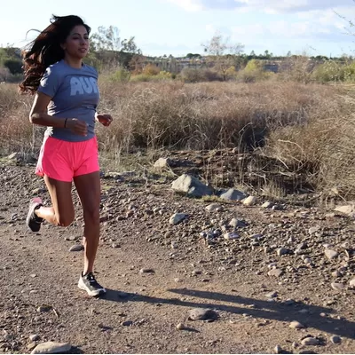 Runyon Women's Made In USA Running Shirts - RUN Series Steel Grey Performance Training Shirt