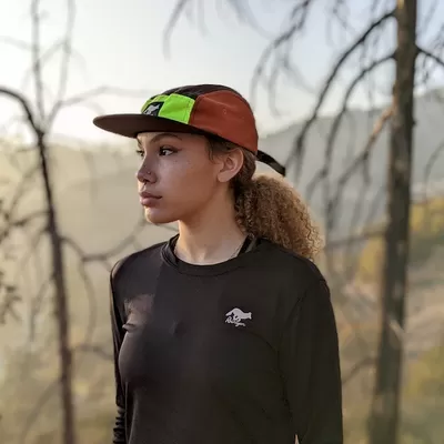 Runyon Burnt Neon Reflective Camp Hat Made In USA