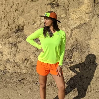 Runyon Burnt Neon Reflective Camp Hat Made In USA