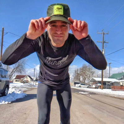 Runyon American Made In USA Trucker Hat Forest Green Hiking Running Outdoor Fitness TrailsRunyon American Made In USA Trucker Hat Forest Green Hiking Running Outdoor Fitness Trails