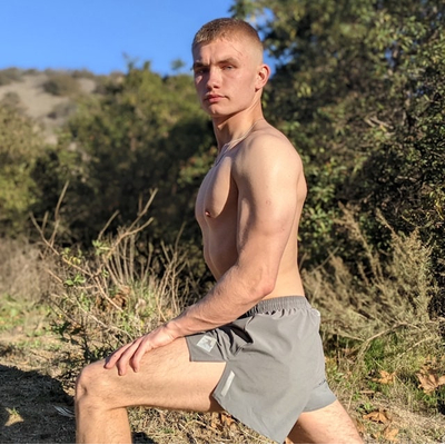 Men's Made In USA Performance Running Shorts 3" Classic - Steel Grey