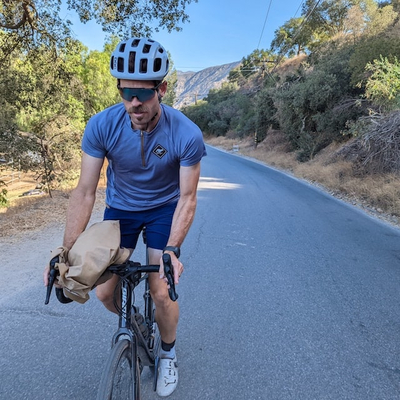 Runyon Steel Grey Gravel Cycling Jersey | American Made In USA