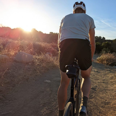 Runyon Men's Olive Green TrailStash Gravel Cycling Running Hiking Short - American Made In USA