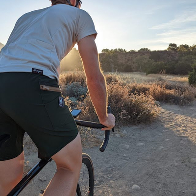 Runyon Natural Khaki Sand Gravel Cycling Jersey Bike Shirt | American Made In USA