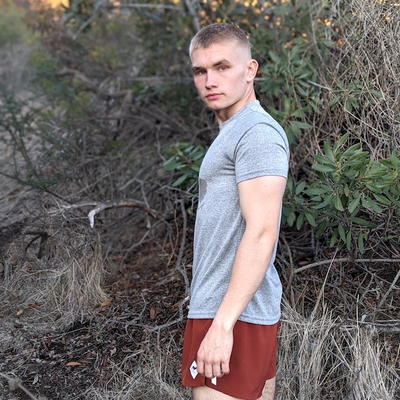 Runyon Men's Made In USA 3" Running Short Red Rock Rust