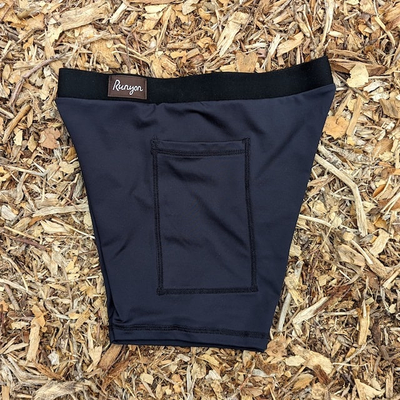 Runyon® SupraPlush Black Performance Brief Underwear Liner