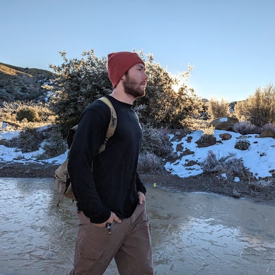 Runyon Mens CozyTech Black Long Sleeve Performance Camp Shirts - American Made In USA Outdoor Hiking Apparel