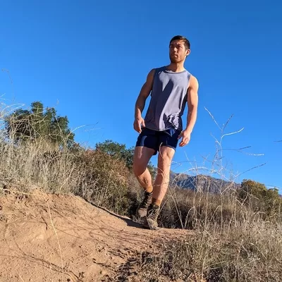 Runyon Men's Unisex Steel Grey Sleeveless Muscle Tee American Made In USA