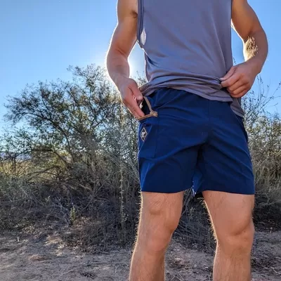 Runyon Men's Unisex Steel Grey Sleeveless Muscle Tee American Made In USA