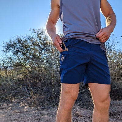 Runyon Men's Unisex Steel Grey Sleeveless Muscle Tee American Made In USA