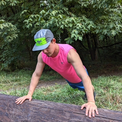 Runyon Mens Unisex Hot Pink Muscle Tee Performance Tank Top Running Workout Shirt American Made In USA