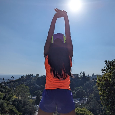 Runyon Purple Neon Rad Reflective Camp Hat