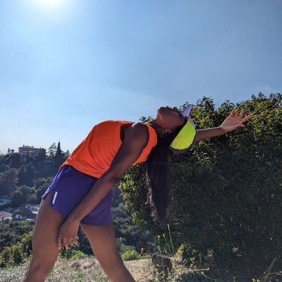Runyon Purple Neon Rad Reflective Camp Hat