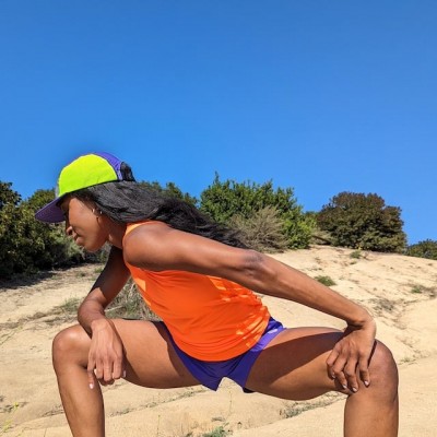 Runyon Purple Neon Rad Reflective Camp Hat