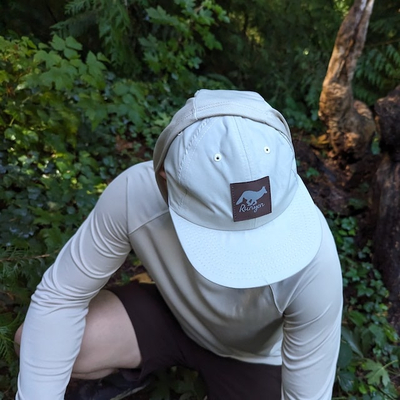 Runyon Khaki Sand American Made In USA Reflective Trail Cap