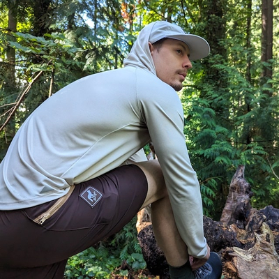 Runyon Khaki Sand American Made In USA Reflective Trail Cap