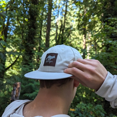 Runyon Khaki Sand American Made In USA Reflective Trail Cap