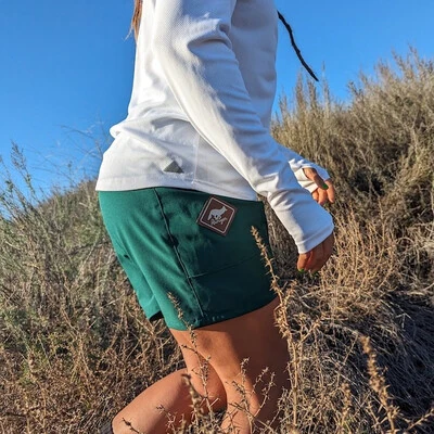 Women's White Long Sleeve Hoodie Shirt with Thumbholes Sun Protection American Made IN USA - Running, Hiking, Workout, Outdoors Performance Apparel