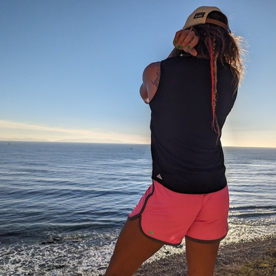 Hot Pink 4" Running Short Made In USA - Retro Ranger - Women's Unisex - Track, Gym, Workout