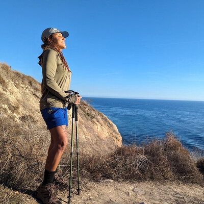 Women's Tan Light Olive Green Long Sleeve Hoodie Shirt with Thumbholes Sun Protection American Made IN USA - Running, Hiking, Workout, Outdoors Performance Apparel