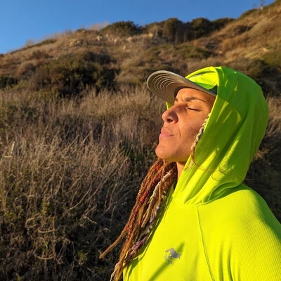 Women's Lime Green Long Sleeve Hoodie Shirt with Thumbholes Sun Protection American Made IN USA - Running, Hiking, Workout, Outdoors Performance Apparel