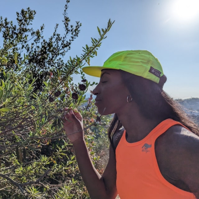 Runyon Neon Yellow Fluorescent American Made In USA Reflective Trail Cap