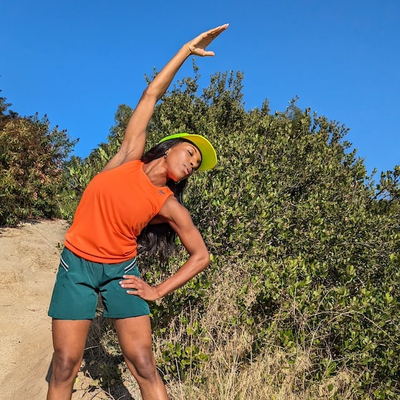 Runyon Neon Yellow Fluorescent American Made In USA Reflective Trail Cap