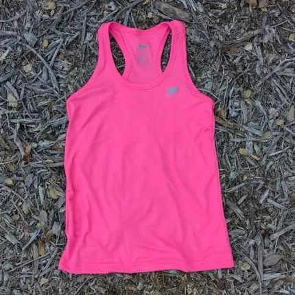 Runyon Women's Totally Hot Pink Fitness Tank | Made In USA