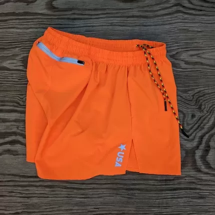 ★ Phyps Department★ Lightweight Nylon Shorts Orange PFM1S MSPP054 -Unisex Mesh Gym Shorts - Orange – LA Speedy