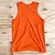 Runyon Canyon Apparel Mens Orange Performance Power Tank (Made In USA)