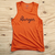 Runyon Canyon Apparel Orange Performance Running Singlet Made In USA
