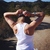 Runyon Canyon Apparel Womens Signature Teal Yoga Tank Made In USA