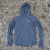 Runyon Men's Charcoal Dark Grey Sun Hoodie Shirt Long Sleeve Thumbholes Sun Protection Quick Dry American Made In USA