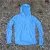 Runyon Unisex Light Baby Blue Sun Hoodie Shirt Long Sleeve Thumbholes Sun Protection Quick Dry American Made In USA