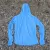 Runyon Men's Light Baby Blue Sun Hoodie Shirt Long Sleeve Thumbholes Sun Protection Quick Dry American Made In USA
