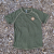 Runyon CozyLite Olive Green Raglan Camp Shirt - Running, Hiking, Workout Shirt American Made In USA