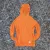 Runyon Men's Orange Pocketed Sun Hoodie Shirt Long Sleeve Thumbholes Sun Protection Quick Dry American Made In USA