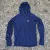 Runyon Men's Navy Blue Sun Hoodie Shirt Long Sleeve Thumbholes Sun Protection Quick Dry American Made In USA