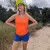Runyon Women's Neon Orange Racerback Fitness Tank Top - Running, Workout, Gym Singlet - Made In The USA