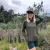 Runyon Women's Unisex Army Green Pocketed Sun Hoodie Shirt Long Sleeve Thumbholes Sun Protection Quick Dry American Made In USA