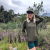 Runyon Women's Unisex Army Green Pocketed Sun Hoodie Shirt Long Sleeve Thumbholes Sun Protection Quick Dry American Made In USA