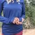 Runyon Unisex Navy Blue Sun Hoodie Shirt Long Sleeve Thumbholes Sun Protection Quick Dry American Made In USA