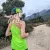 Runyon Women's Neon Yellow Racerback Fitness Tank Top - Running, Workout, Gym Singlet - Made In The USA