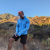 Runyon Men's Light Baby Blue Sun Hoodie Shirt Long Sleeve Thumbholes Sun Protection Quick Dry American Made In USA
