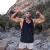 Runyon Black Razor Strap Pump Tank - Gym Stringer Racerback Workout Tank Top American Made In USA