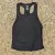 Runyon Black Razor Strap Pump Tank - Gym Stringer Racerback Workout Tank Top American Made In USA