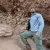 Runyon Men's Heather Grey Pocketed Sun Hoodie Shirt Long Sleeve Thumbholes Sun Protection Quick Dry American Made In USA