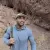 Runyon Men's Heather Grey Pocketed Sun Hoodie Shirt Long Sleeve Thumbholes Sun Protection Quick Dry American Made In USA