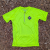 Runyon Neon Yellow Safety Fluorescent Cycling Jersey Gravel American Made In USA