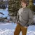Runyon Olive Green Sierra Sage Slopeside Cotton Fleece Zip-Up